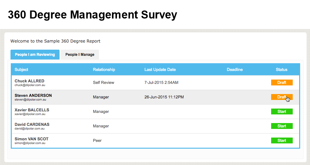 Respondent Portal