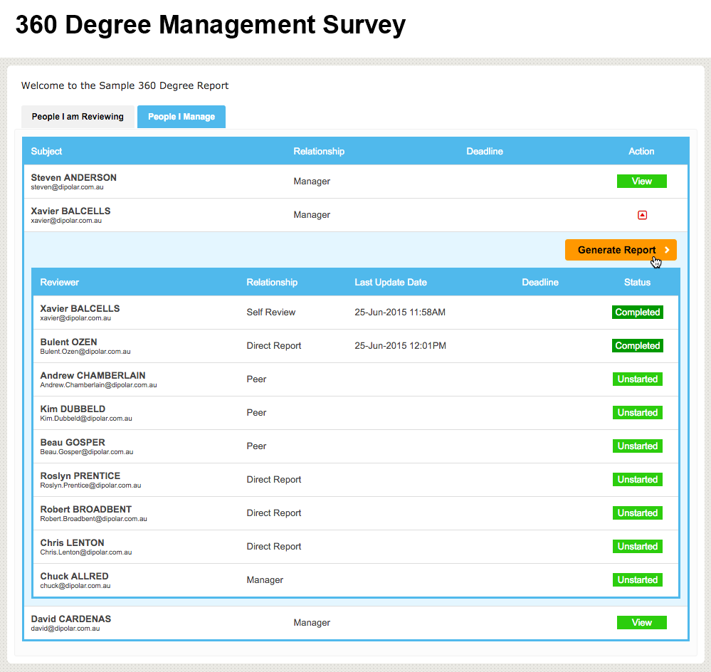 Respondent Portal