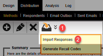Custom Recall Codes Import