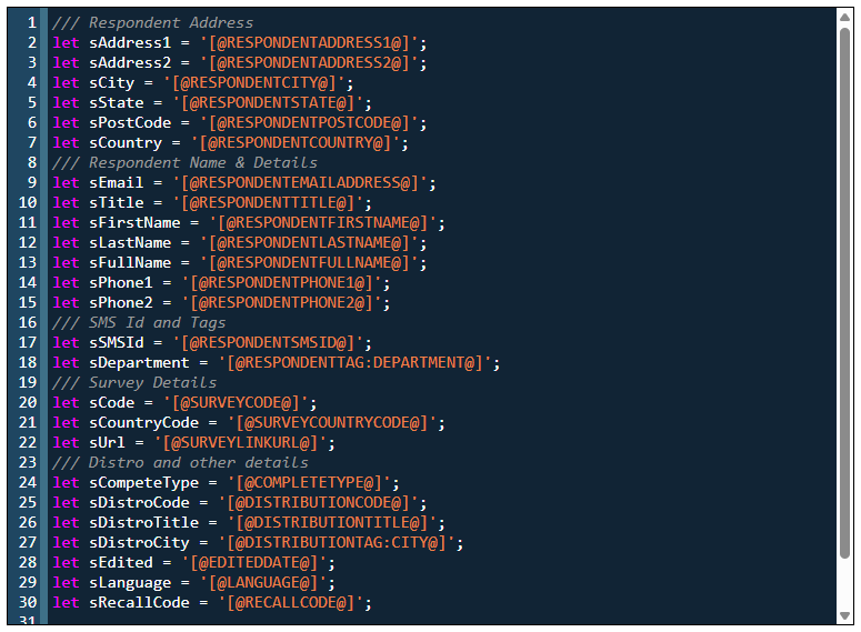 Global JavaScript Example