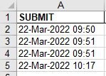 Import Anonoymous Responses Submit