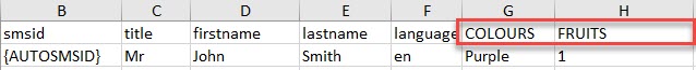 Pre-fill Survey Import Respondents Sheet