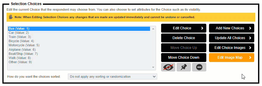 Choice Tags
