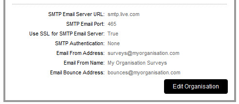 SMTP Settings