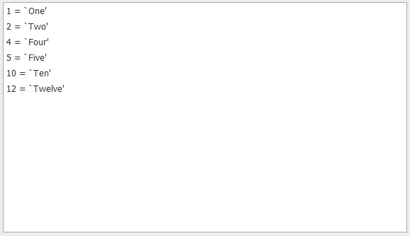 SPSS Choice Values