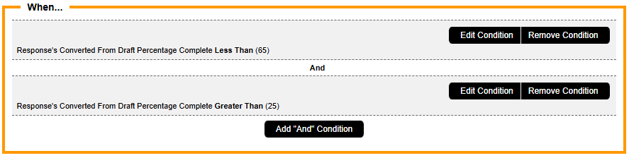 Filter Draft Percentage