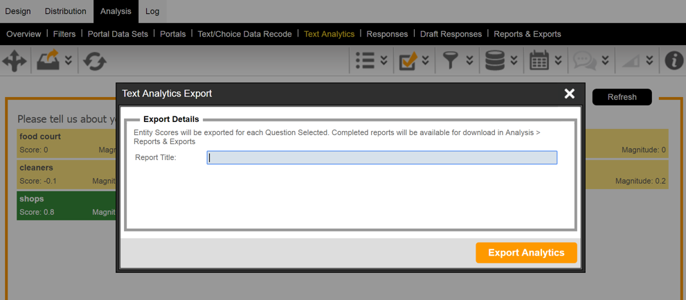 Text Analytics Results