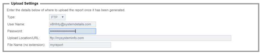 Upload Reports